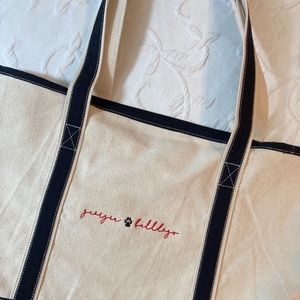 Canvas tote GA Bulldogs medium size